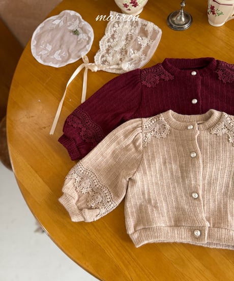 6[予約]marron monica cardigan(XS-L)