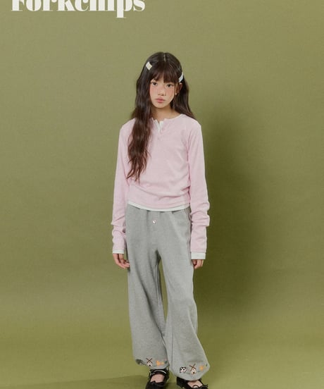 15[予約]FORKCHIPS peach snap t-shirt