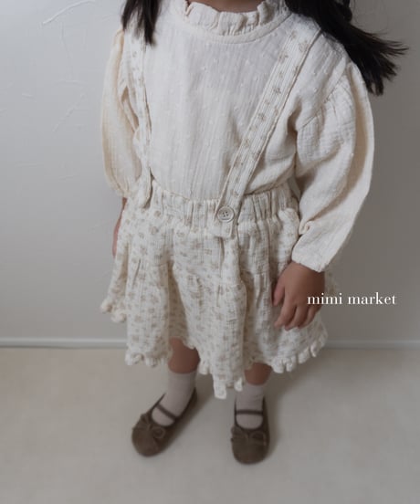 35[予約]mimi market neck frill blanc