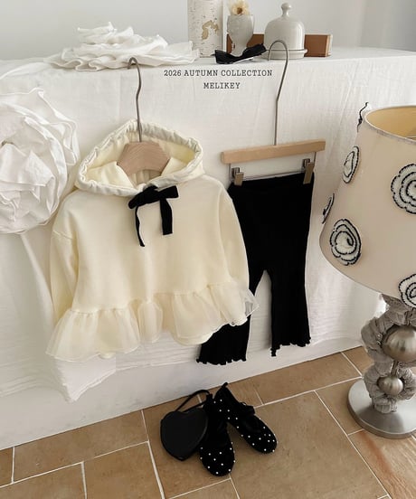 20[予約]melikey chacha frill hoodie