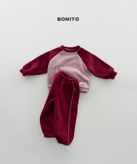 5[予約]bonito two tone raglan set