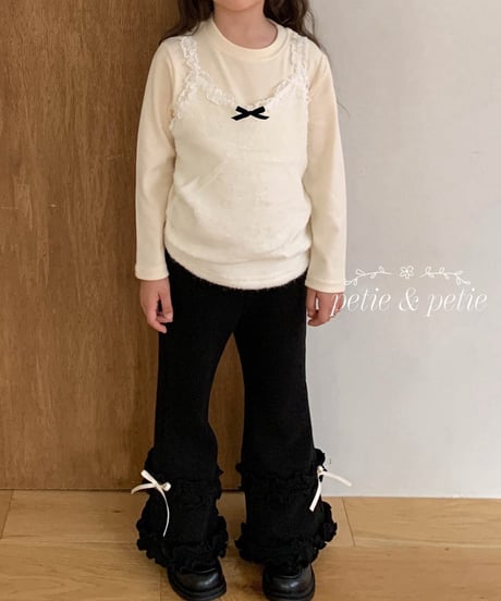 14[予約]petit&petit pposongi frill pants