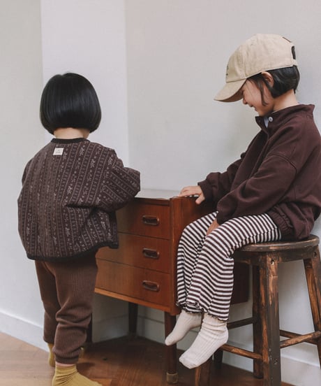 7[予約]onu rib slim pants
