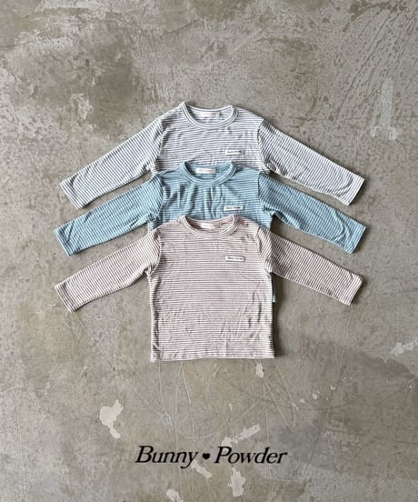 36[予約]bunny powder cotton tee