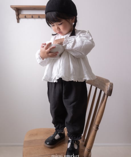 13[予約]mimi market momo frill pants