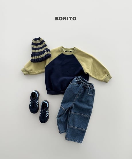 1[予約]bonito two tone knit beanie