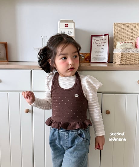 2[予約]second moment sugar dot halterneck
