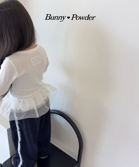 66[予約]bunny powder layering skirt