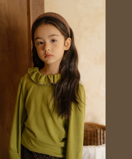 10[予約]OREN blooming frill picot t-shirt