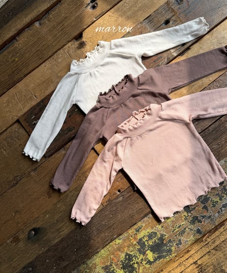 9[予約]marron daily t-shirt(XS-L)