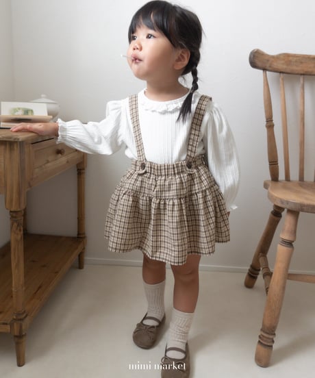 7[予約]mimi market lona tiered skirt