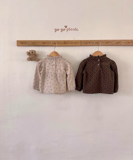 2[予約]go go picnic noel blouse