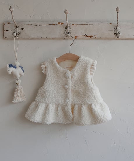 11[予約]FLO soft fur vest