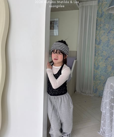 57[予約]matilda&lee string jogger pants