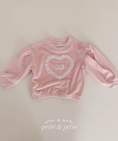 26[予約]petit&petit mink heart t