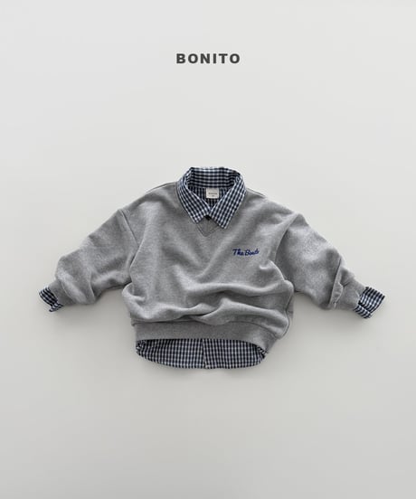 47[予約]bonito check shirt