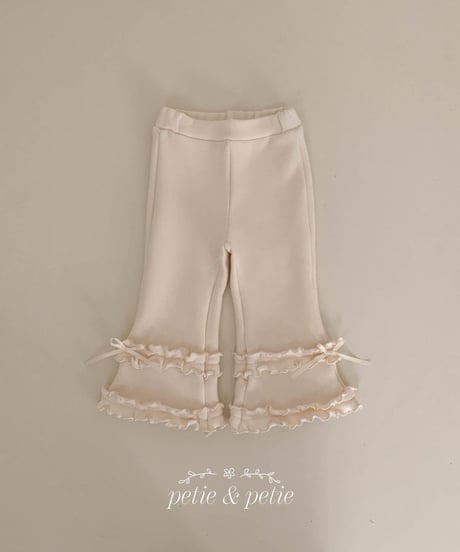 14[予約]petit&petit pposongi frill pants