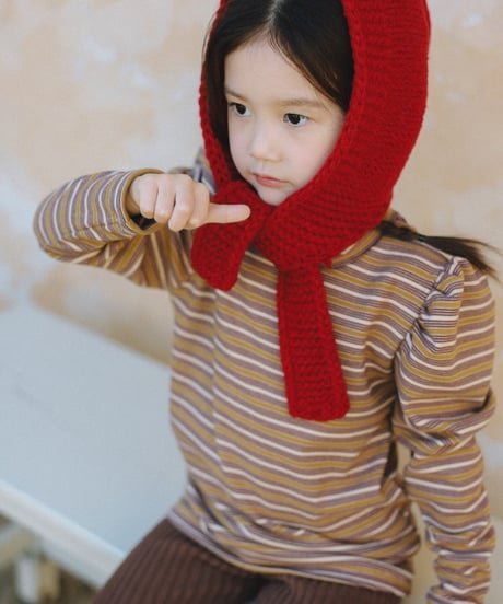 2[予約]mon Atelier mellow stripe t