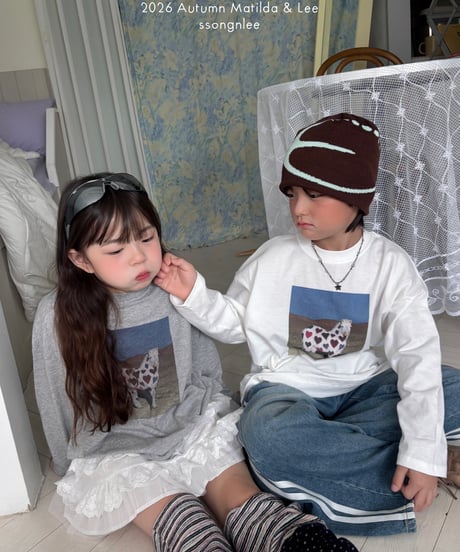 21[予約]matilda&lee heart pony tee
