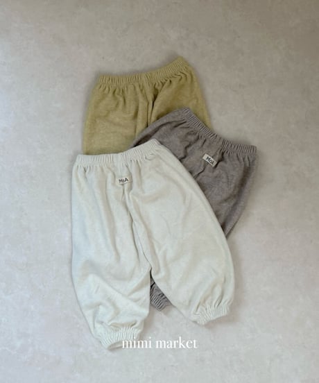 30[予約]mimi market terry jogger pants