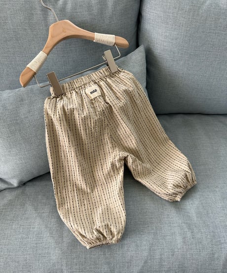 31[予約]monbebe jacquard jogger pants