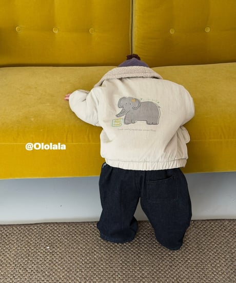 9[予約]ololala elephant padded jacket