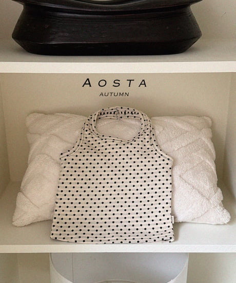 52[予約]Aosta choco chip halter neck