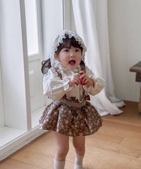 17[予約]marron motif blouse(XS-L)
