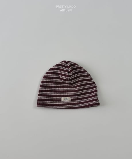 74[予約]LINDO border beanie