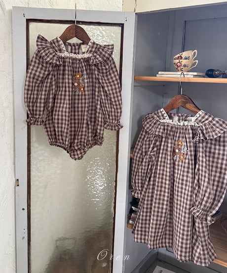 48[予約]OREN madeleine embroidery suit