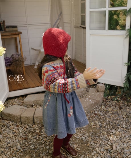 33[予約]OREN blue may jumper skirt