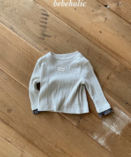 23[予約]bebeholic layer tee
