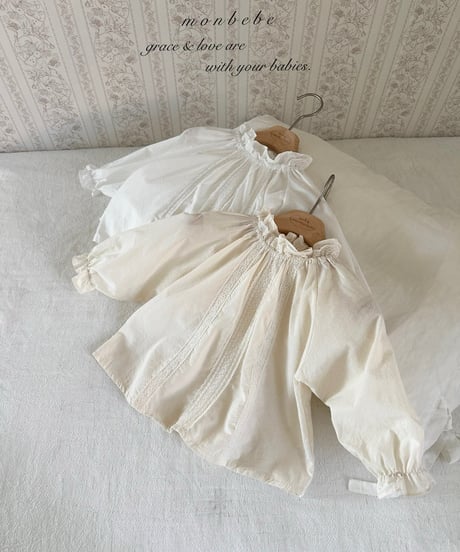 40[予約]monbebe chloe lace blouse
