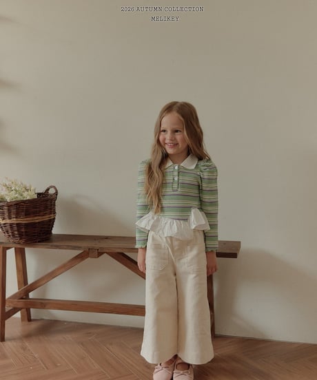 43[予約]melikey cotton wide pants