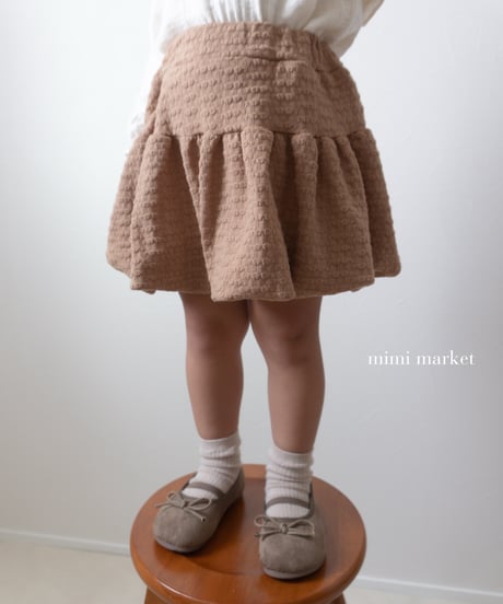 23[予約]mimi market knit balloon skirt