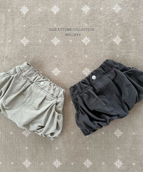 33[予約]melikey shirring pumpkin skirt
