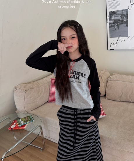 19[予約]matilda&lee 1998 colorblock raglan