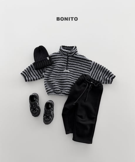 28[予約]bonito straight leg knee pintuck pants