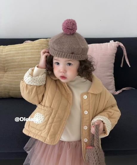 8[予約]ololala fluffy muscat padded jumper