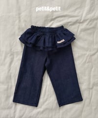 29[予約]petit&petit cancan denim pants