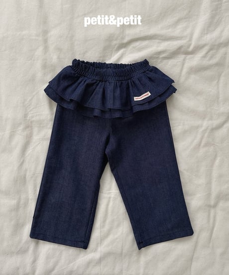 29[予約]petit&petit cancan denim pants
