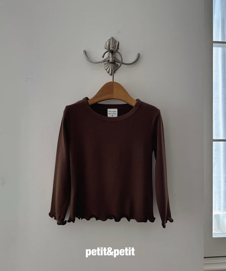 10[予約]petit&petit soft plain t