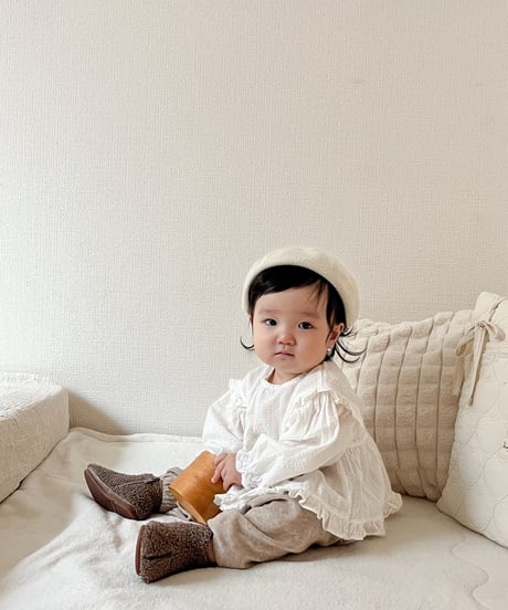 8[予約]mimi market shoulder frill blouse