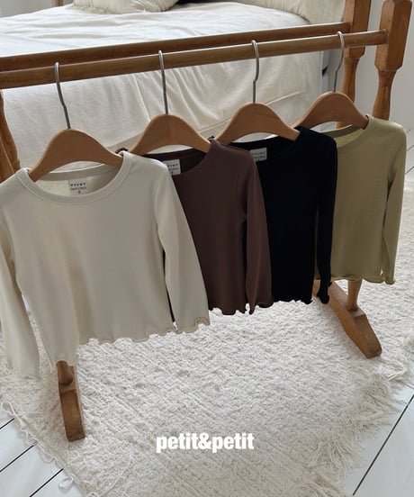 10[予約]petit&petit soft plain t