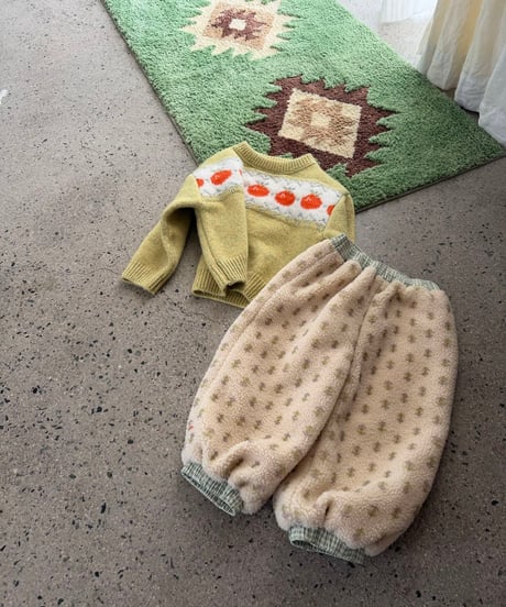 67[予約]aiai petit flower tumble pants