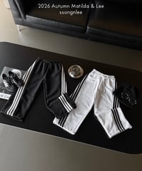 61[予約]matilda&lee 3stripe leaf pants