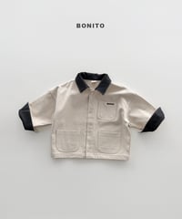 24[予約]bonito leather collar jacket