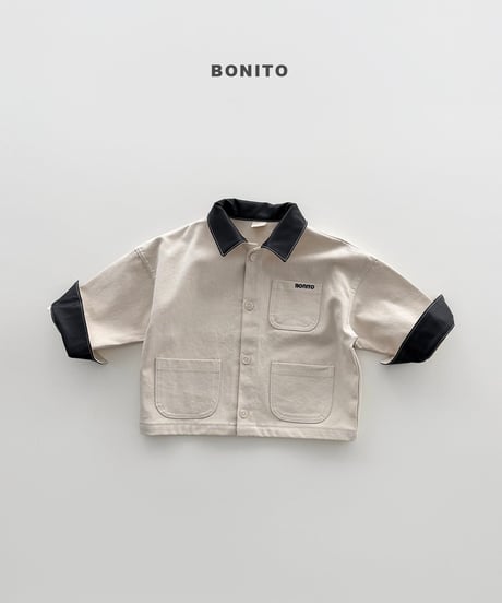 24[予約]bonito leather collar jacket