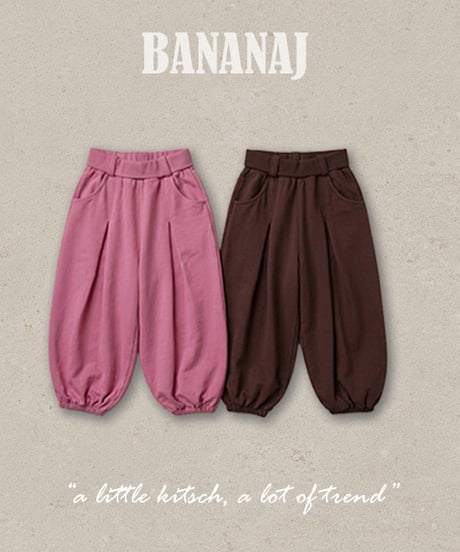 43[予約]BANANAJ ecru jogger pants
