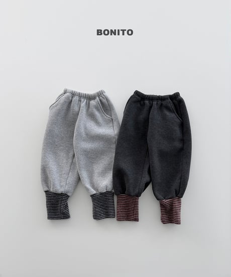 30[予約]bonito warmer jogger pants